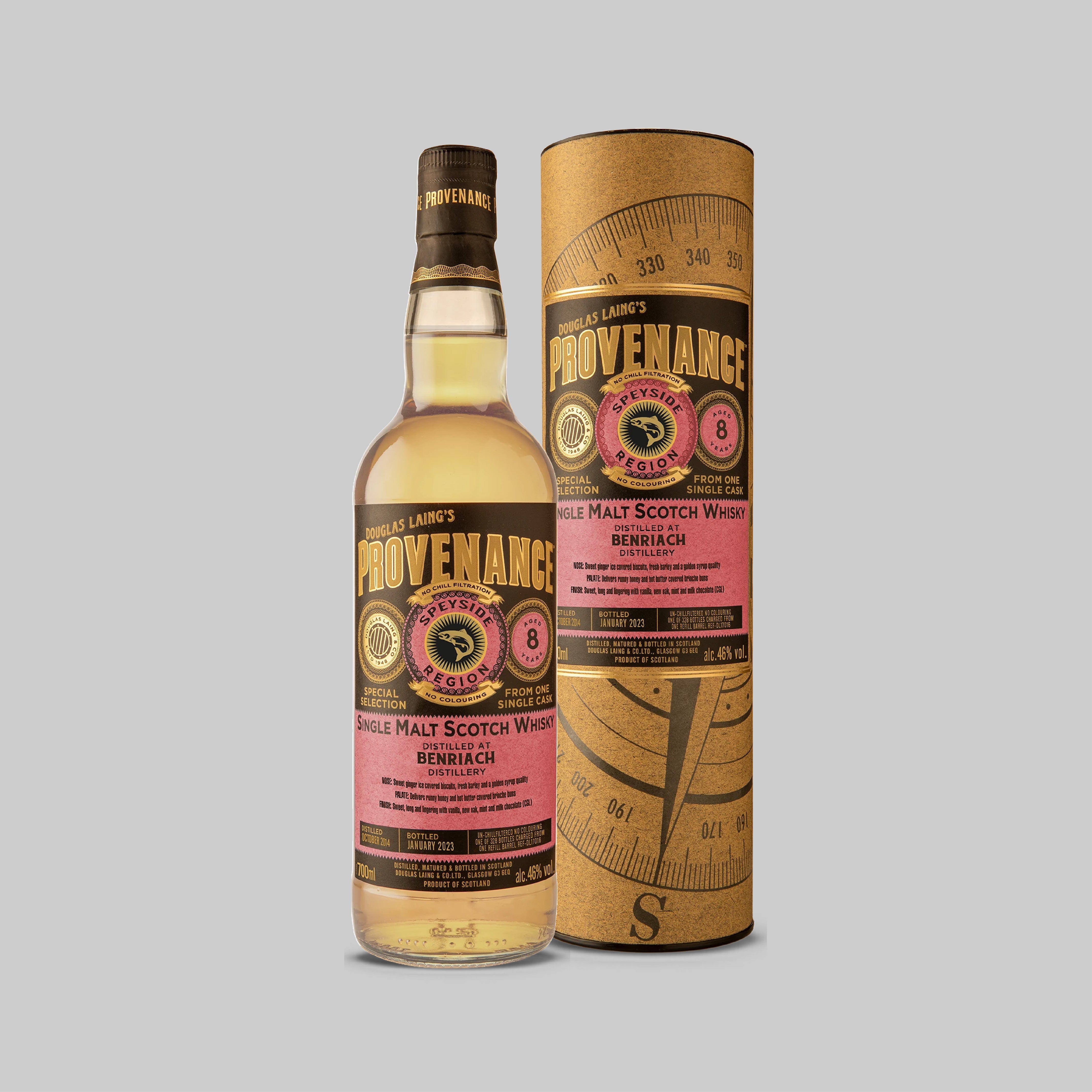 Douglas Laing Provenance Teaninich 8 Years Single Malt Scotch Whisky 700ml 46.0% | TIME2DRINK